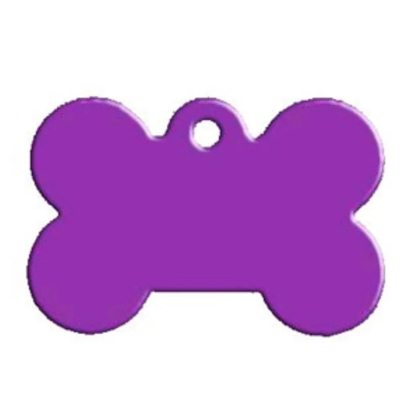 Pet Dog Name Tags Personalized Dog Cat Tags Engraved Cat Dog Puppy Pet ID Name Collar Tag Pendant Pet Accessories Bone Pendant
