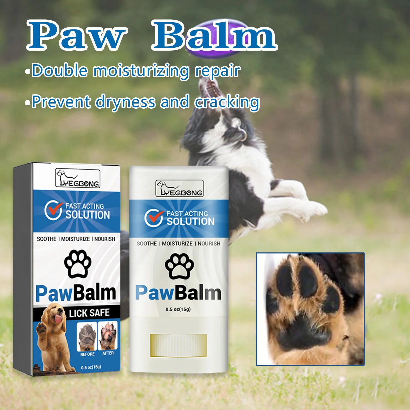Flausi PfotenZauber™ Natürlicher Pfotenbalsam für Hunde & Katzen