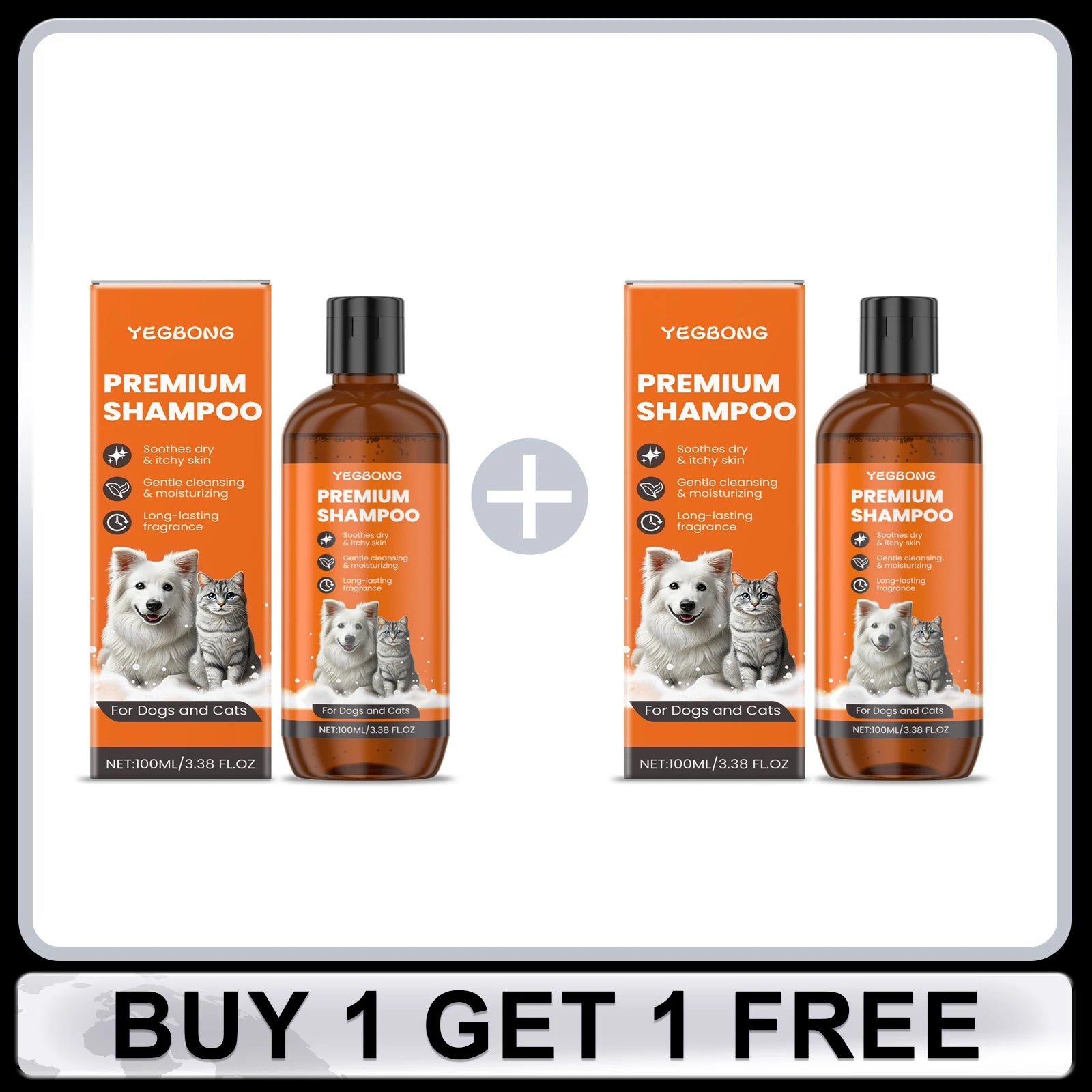 Flausi FellLux™ Premium Anti-Stress Shampoo für Hunde & Katzen 100 Ml.