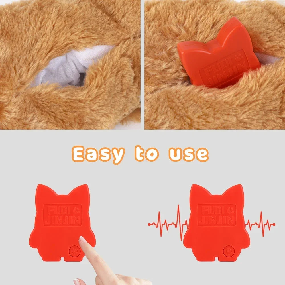 Flausi HerzTrost™ Anti-Angst Kuschelhund für Welpen & Hunde