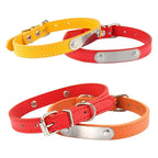 Flausi NamensPfote™ personalisiertes Hunde- & Katzenhalsband Leder