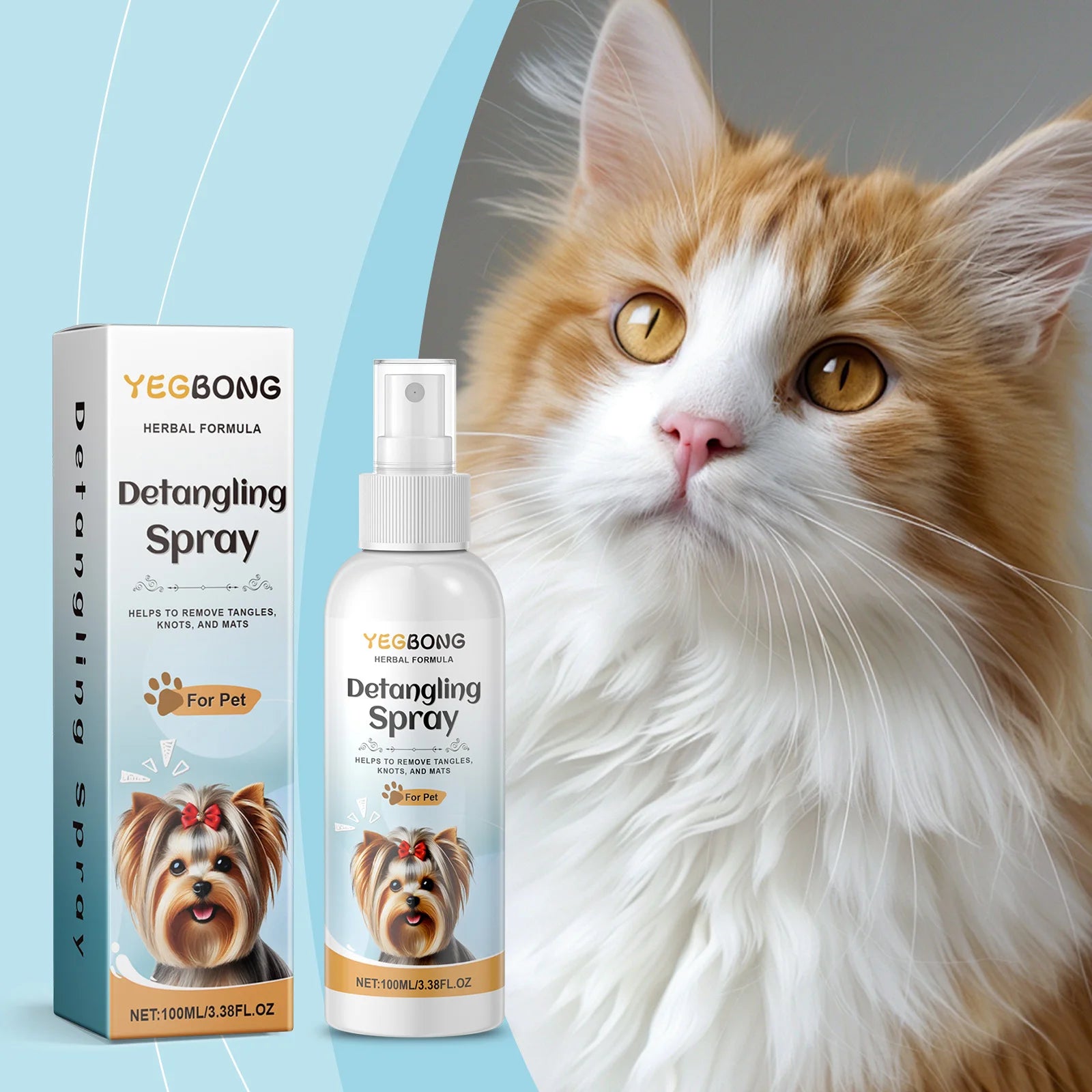 Flausi Knotenfrei™ Entfilzungsspray für Hunde & Katzen 100Ml.