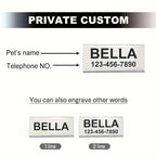 Personalized ID Tag Bohemian Cat Collar with Bell Custom Collar Safety Breakaway Adjustable Engraving Small Kitten Necklace