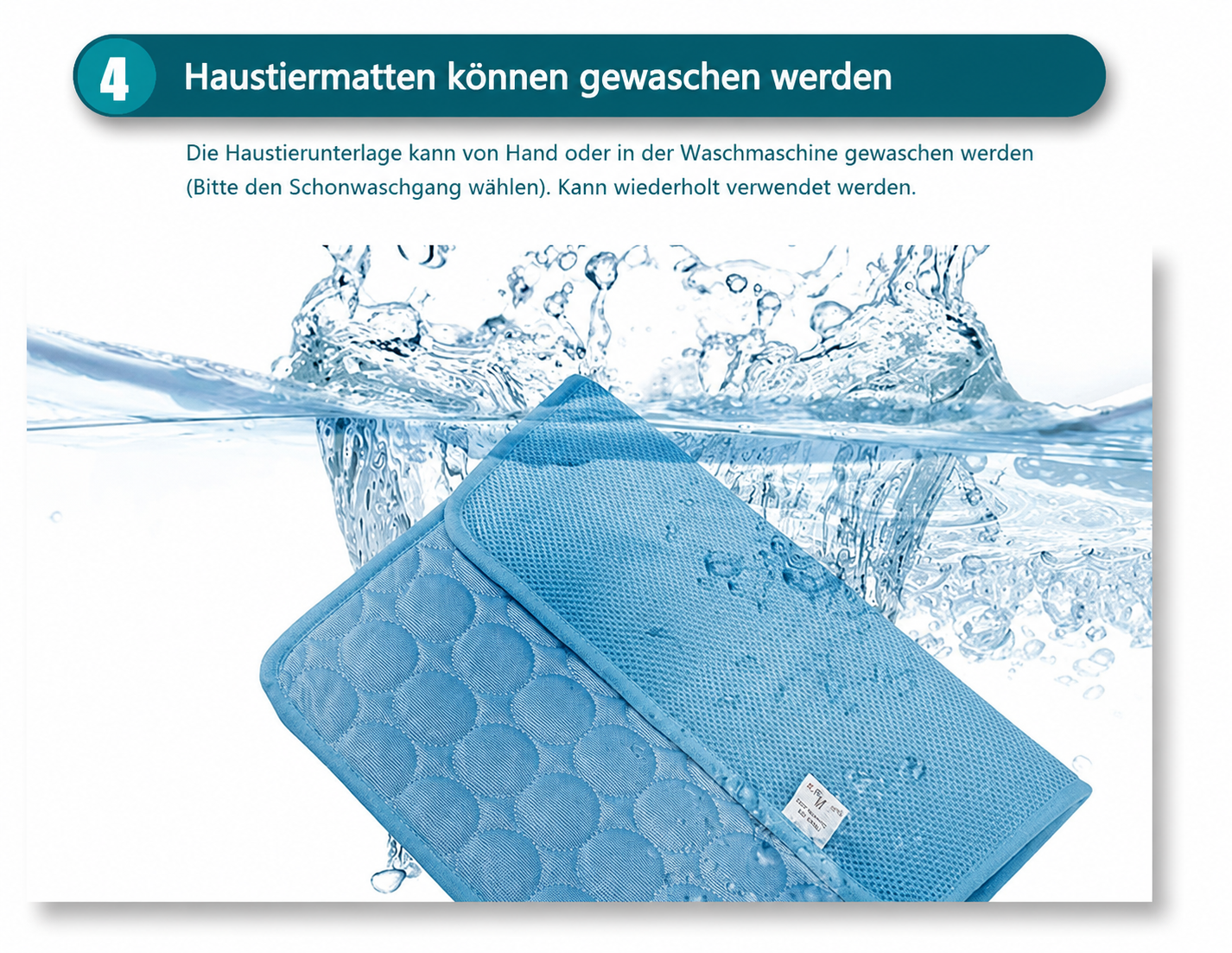 Flausi CoolSpot Kühlmatte für Hunde und Katzen
