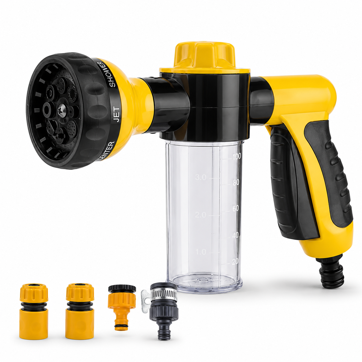 Flausi DuschWuff 3-in-1 sanfte Hunde-Dusche mit Schaumsprüher
