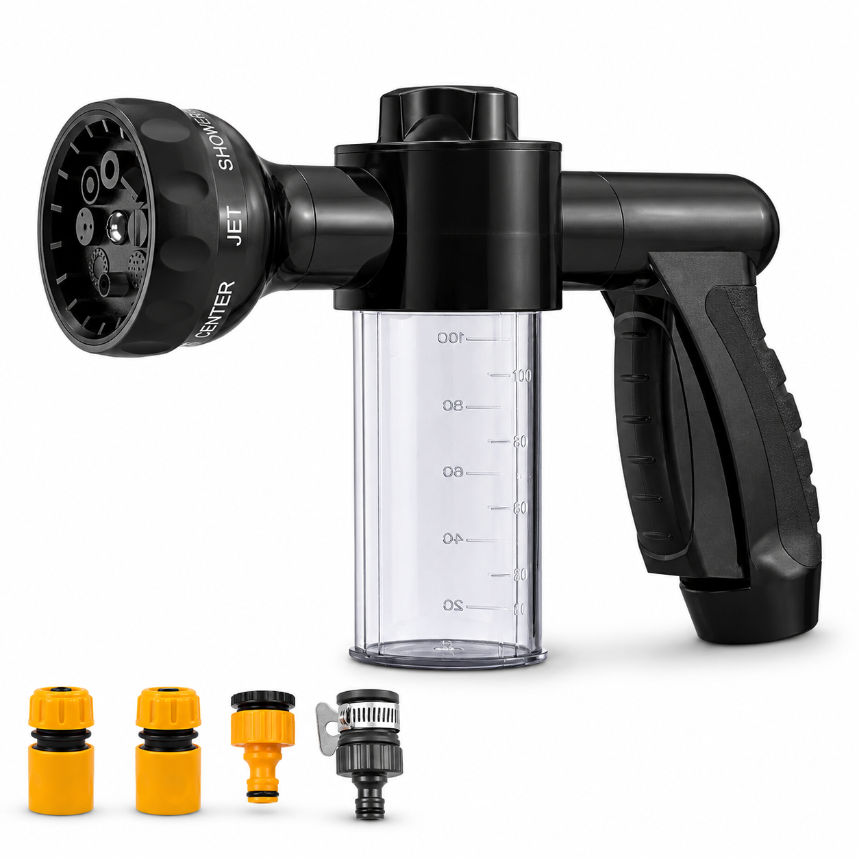 Flausi DuschWuff 3-in-1 sanfte Hunde-Dusche mit Schaumsprüher