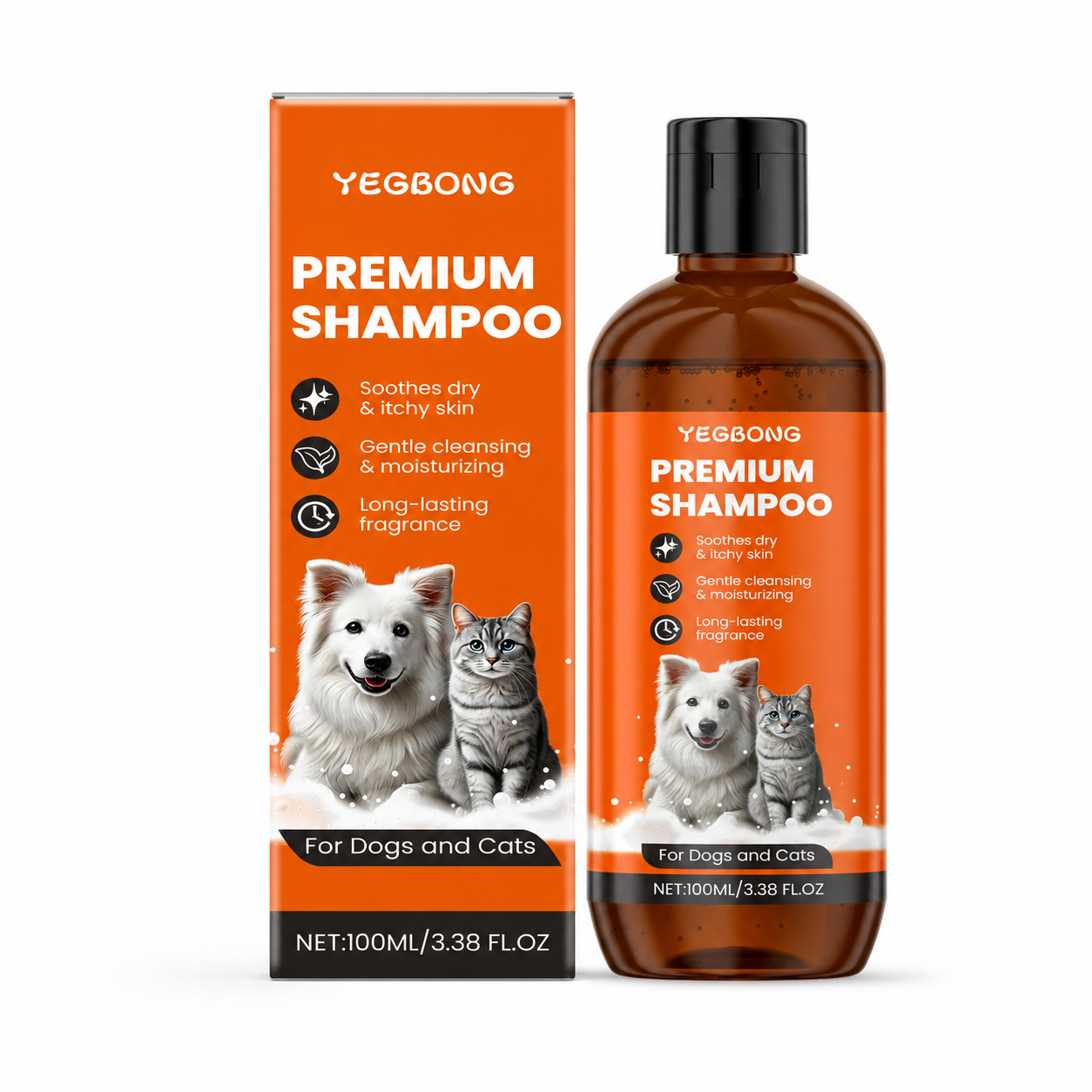 Flausi FellLux Premium mildes Pflege-Shampoo gegen Juckreiz und Geruch 100 ml