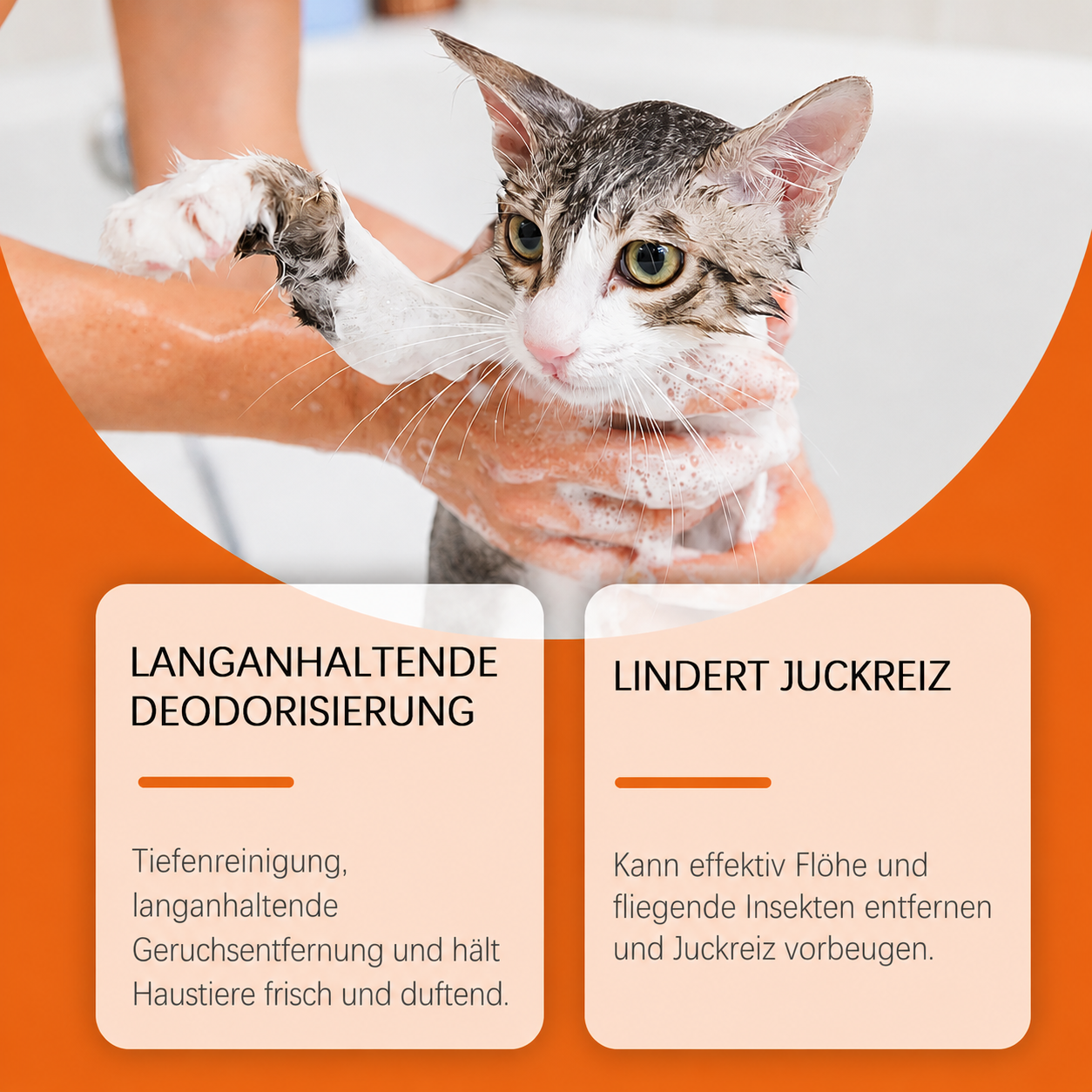 Flausi FellLux Premium mildes Pflege-Shampoo gegen Juckreiz und Geruch 100 ml