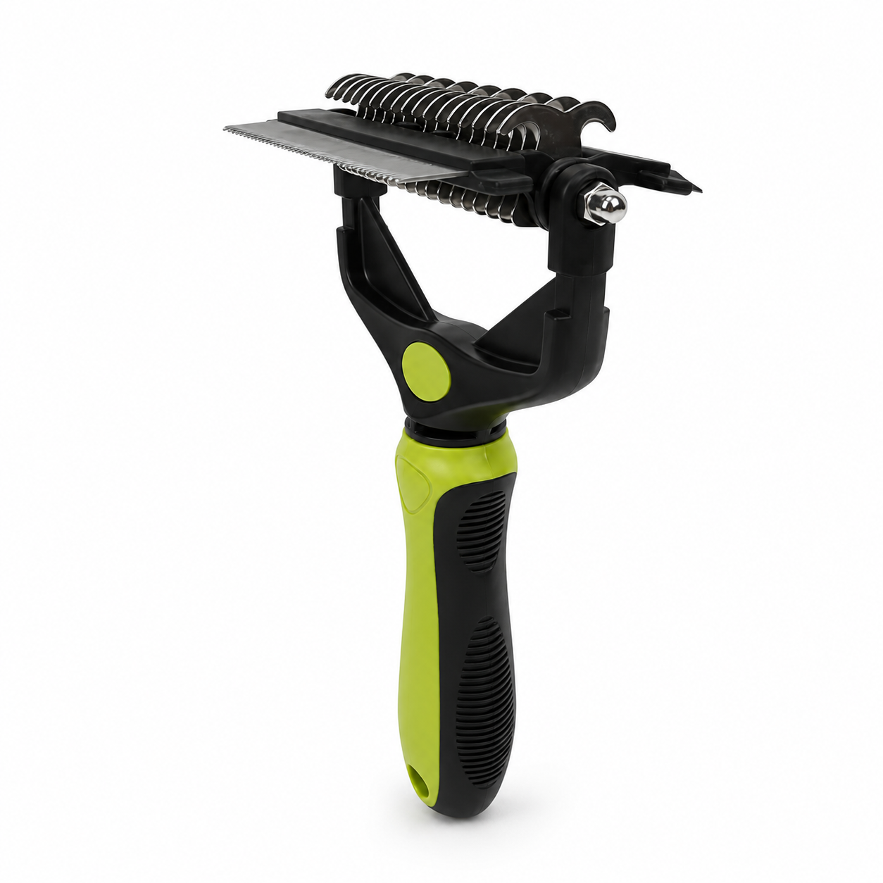 Flausi FellPro 3-in-1 sanfte Entfilzungsbürste und Unterwollkamm für Hunde und Katzen