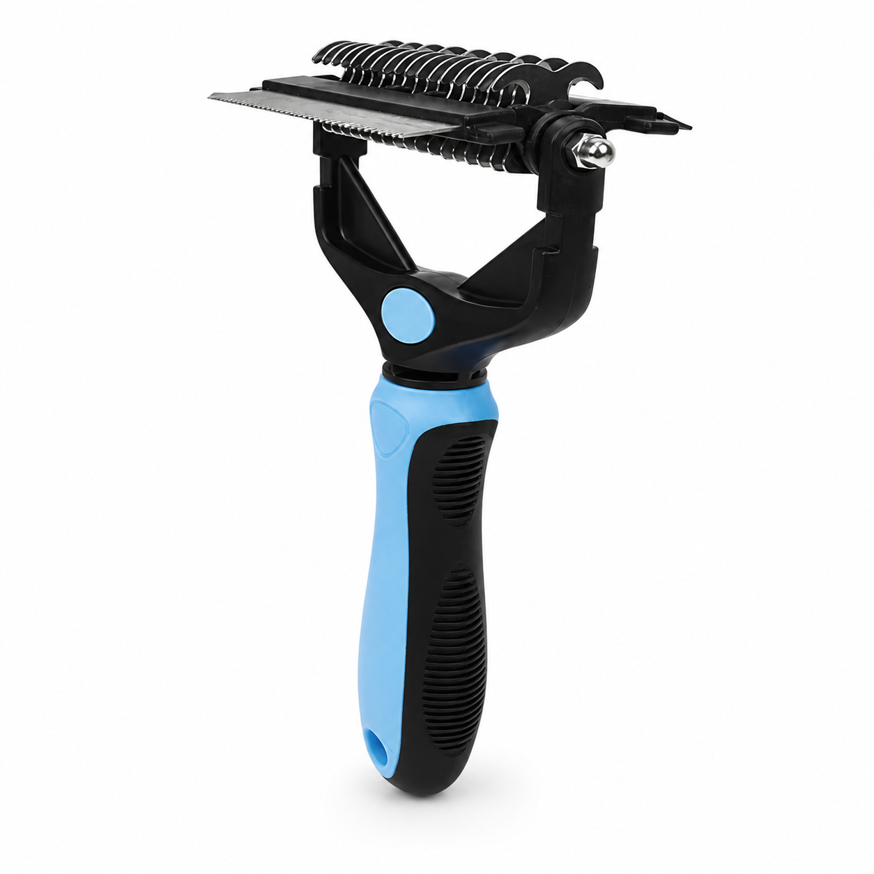Flausi FellPro 3-in-1 sanfte Entfilzungsbürste und Unterwollkamm für Hunde und Katzen