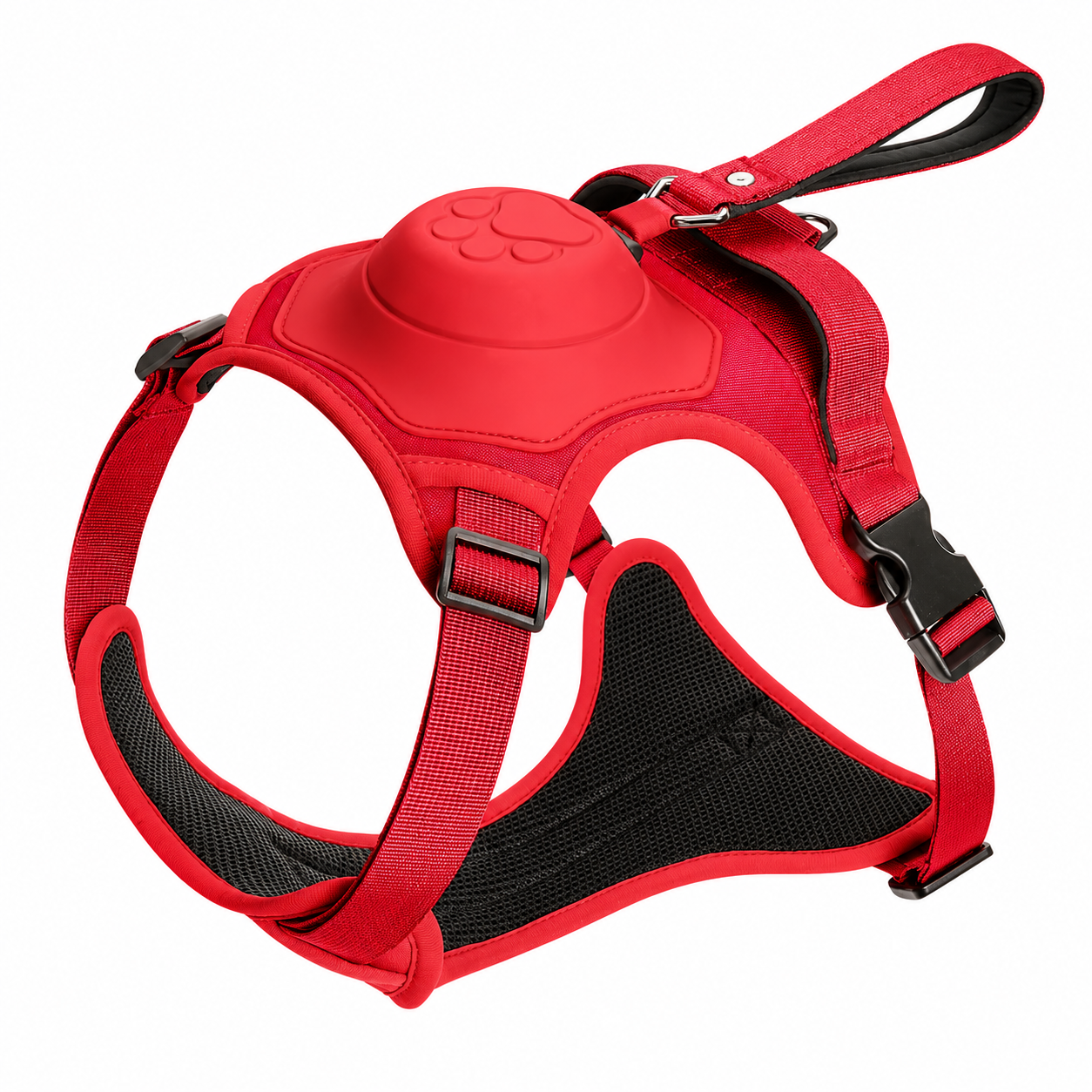 Flausi FlexiGuard durchdachtes 2-in-1 Hundegeschirr mit Rollleine
