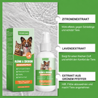 Flausi FlohWeg naturbasiertes Floh- und Zeckenspray pflanzlich 50 Ml.