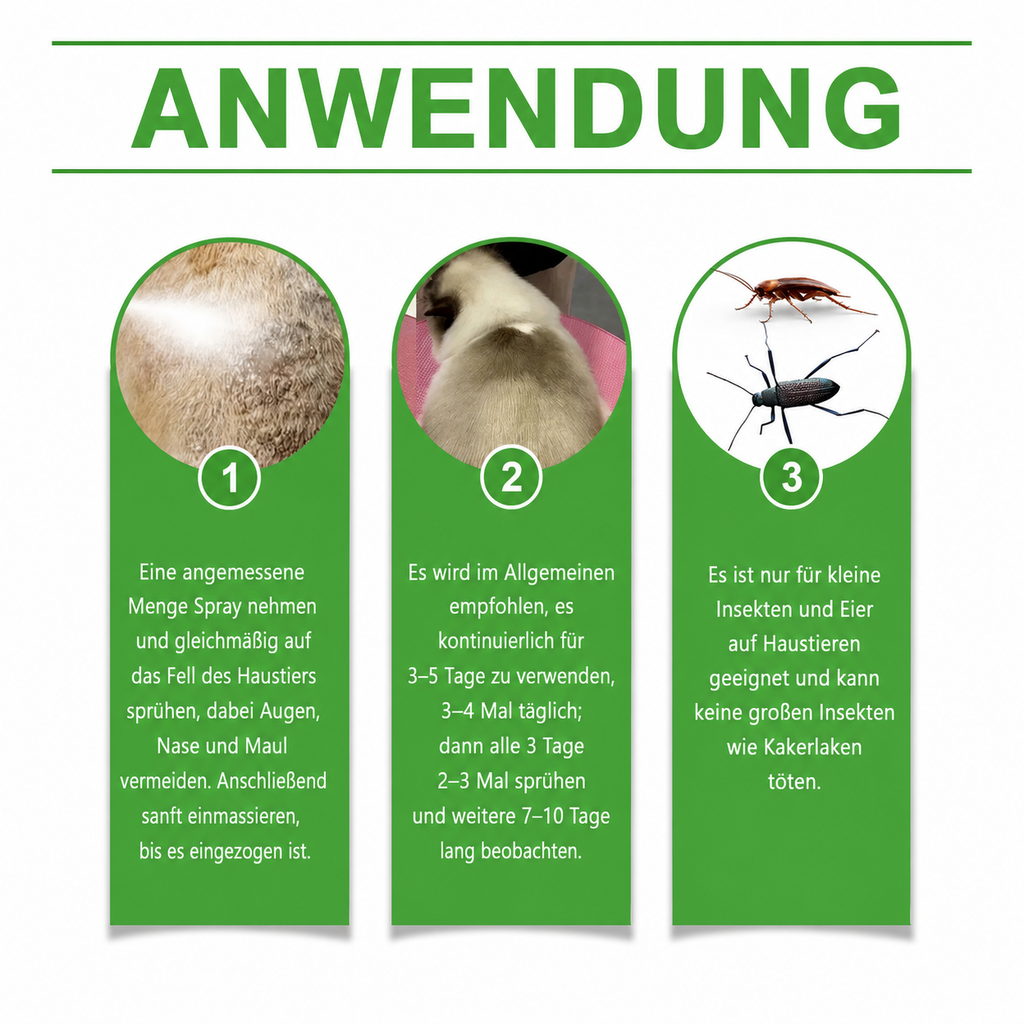 Flausi FlohWeg naturbasiertes Floh- und Zeckenspray pflanzlich 50 Ml.