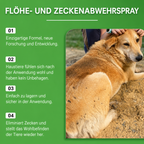 Flausi FlohWeg naturbasiertes Floh- und Zeckenspray pflanzlich 50 Ml.