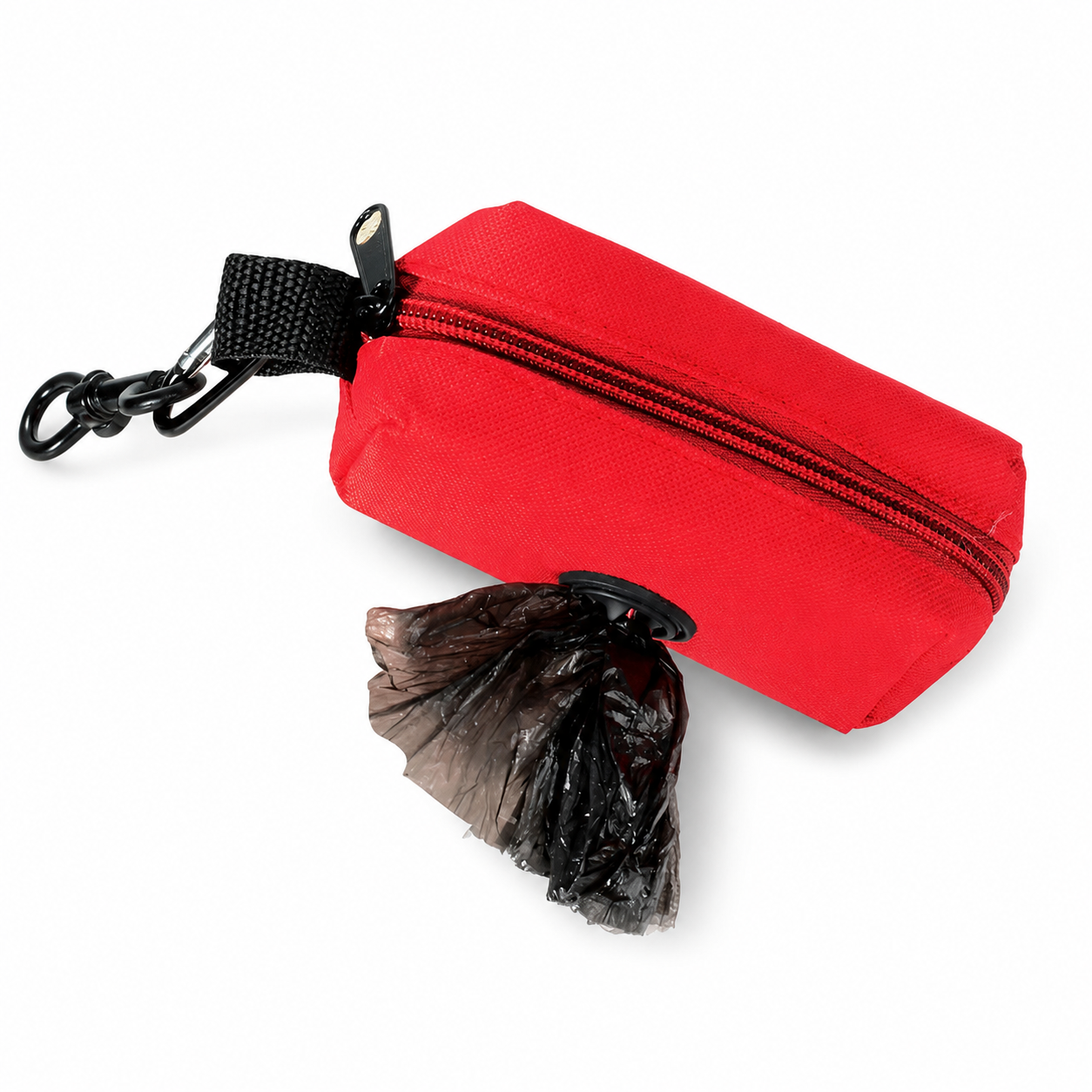 Flausi GassiTasche clevere 2-in-1 Kotbeutel-Spender und Leckerli-Tasche mit Karabiner
