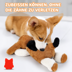 Flausi HerzTrost beruhigender Anti-Angst Kuschelhund für Welpen und Hunde
