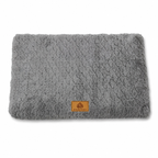 Flausi KuschelBett orthopädische Hundematte mit flauschigem Bezug für Hunde und Katzen