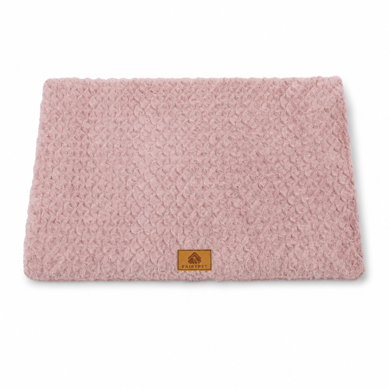 Flausi KuschelBett orthopädische Hundematte mit flauschigem Bezug für Hunde und Katzen