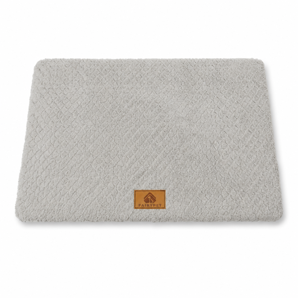 Flausi KuschelBett orthopädische Hundematte mit flauschigem Bezug für Hunde und Katzen