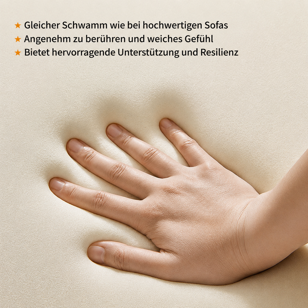 Flausi KuschelDuo XXL Mensch-und-Hund-Bett 180 cm faltbar und orthopädisch