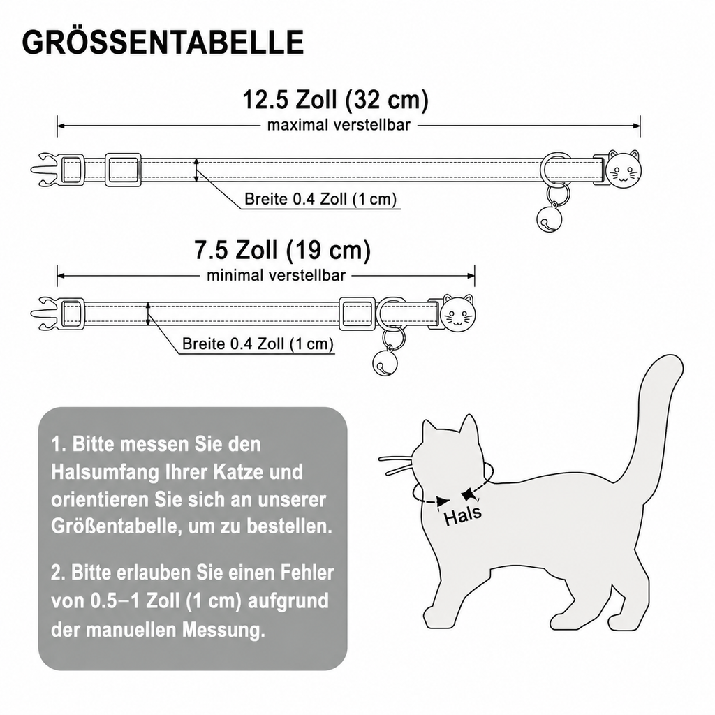 Flausi NamensBand Edles Boho-Design mit Gravur-Anhänger und Glöckchen