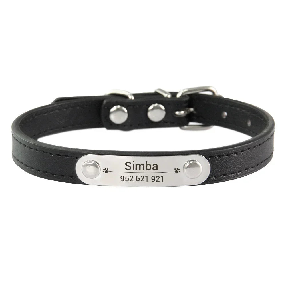 Flausi NamensBand™ – Edles Leder mit eingraviertem Namen