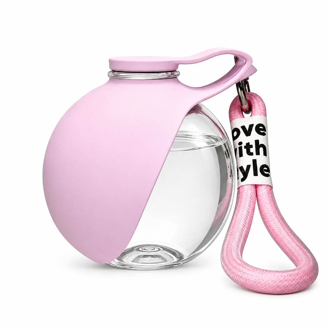 Flausi Napf2Go 2-in-1 Hunde-Trinkflasche mit Silikonnapf