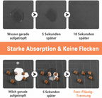 Flausi NapfMatte bodenschonend wasserabsorbierende und easy-clean Futterplatz-Matte