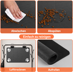 Flausi NapfMatte bodenschonend wasserabsorbierende und easy-clean Futterplatz-Matte