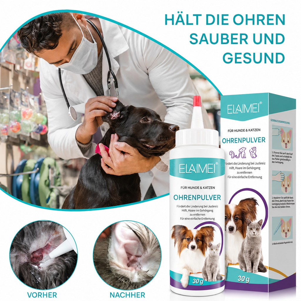 Flausi OhrenFrei hautfreundliches Ohrenpulver zur sanften Ohrreinigung 30g