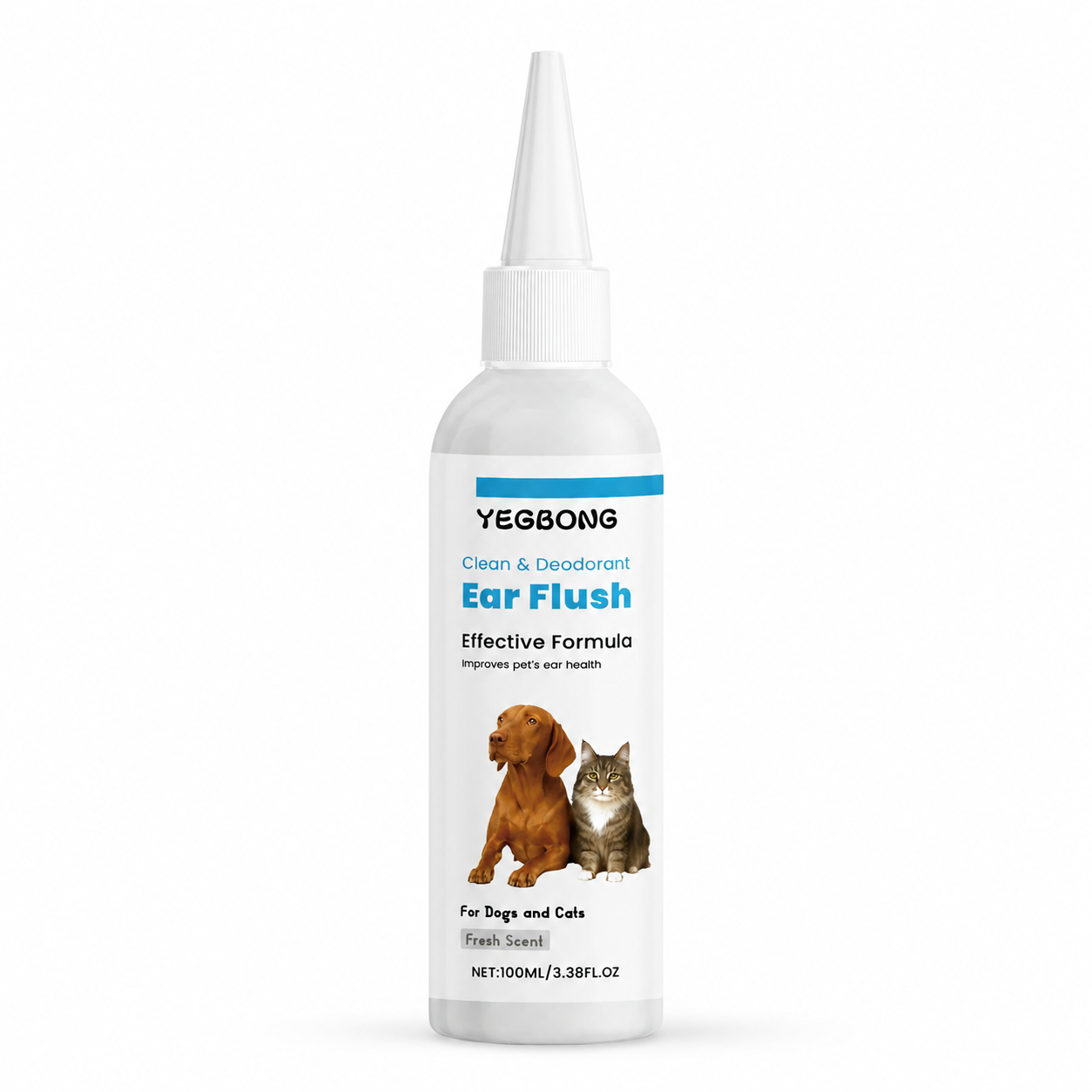 Flausi OhrenKlar pflegender Ohrenreiniger für Hunde und Katzen 100 Ml.