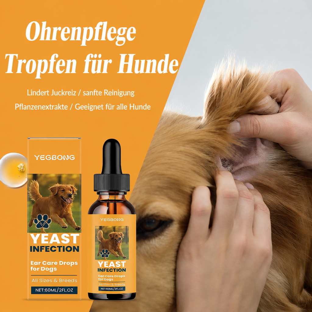 Flausi OhrenSchutz sanfte Ohrenpflege-Tropfen gegen Juckreiz und Geruch für Hunde 60 Ml.