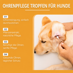 Flausi OhrenSchutz sanfte Ohrenpflege-Tropfen gegen Juckreiz und Geruch für Hunde 60 Ml.
