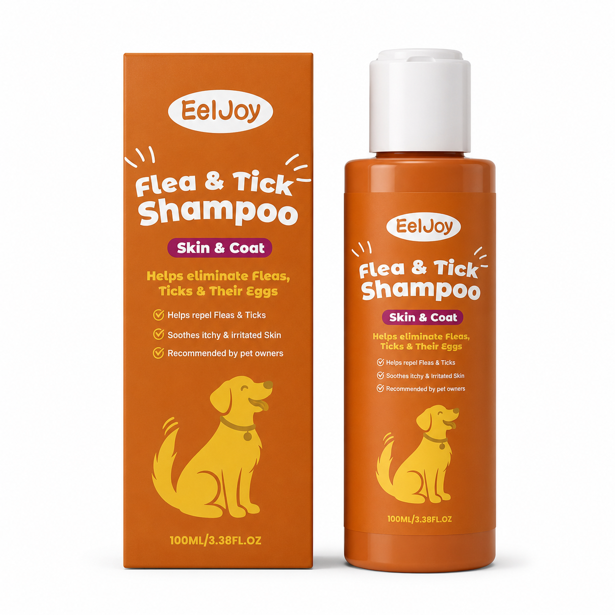 Flausi ParasitenStopp hautfreundliches Floh- und Zeckenshampoo 100 Ml.