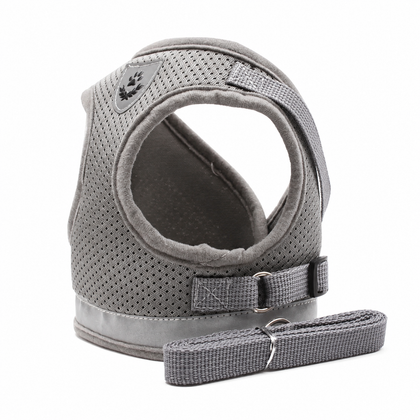 Flausi PassForm™ – Ausbruchsicheres Mesh-Geschirr-Set inkl. Leine