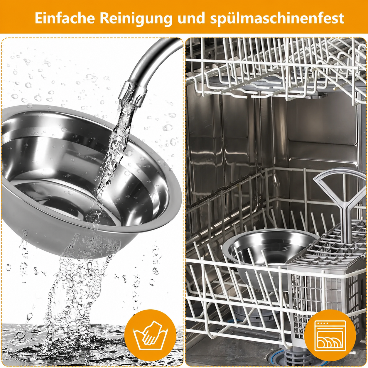 Flausi RückenFit 2.0 höhenverstellbarer Futterplatz mit Napf-Set und Schlabberschutz