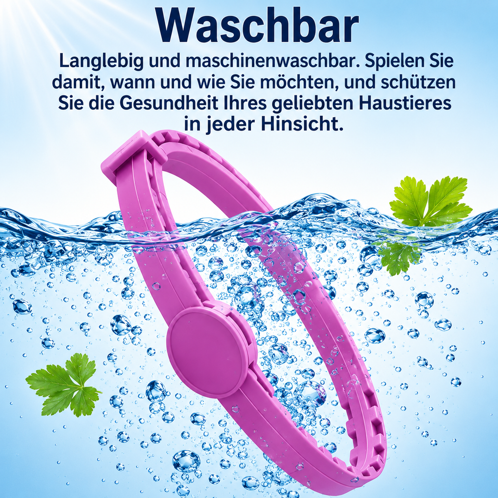 Flausi RuheBand sanftes Anti-Stress Halsband für Hunde und Katzen