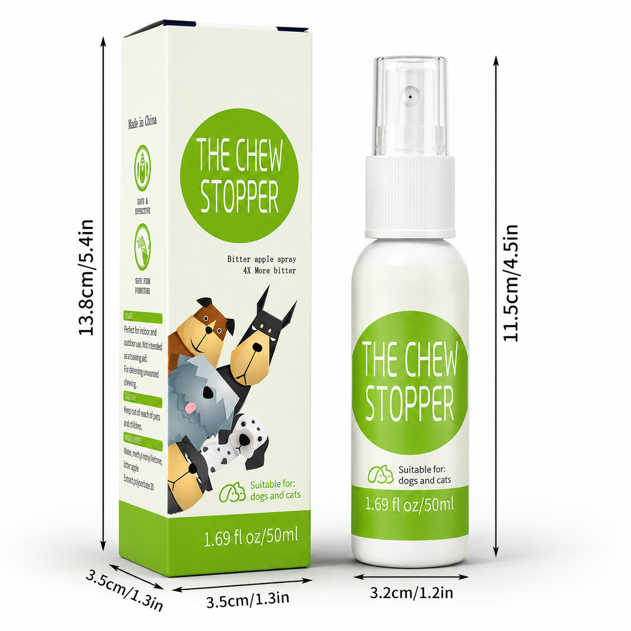 Flausi StoppSpray naturbasiertes Anti-Markier Spray für Hunde und Katzen