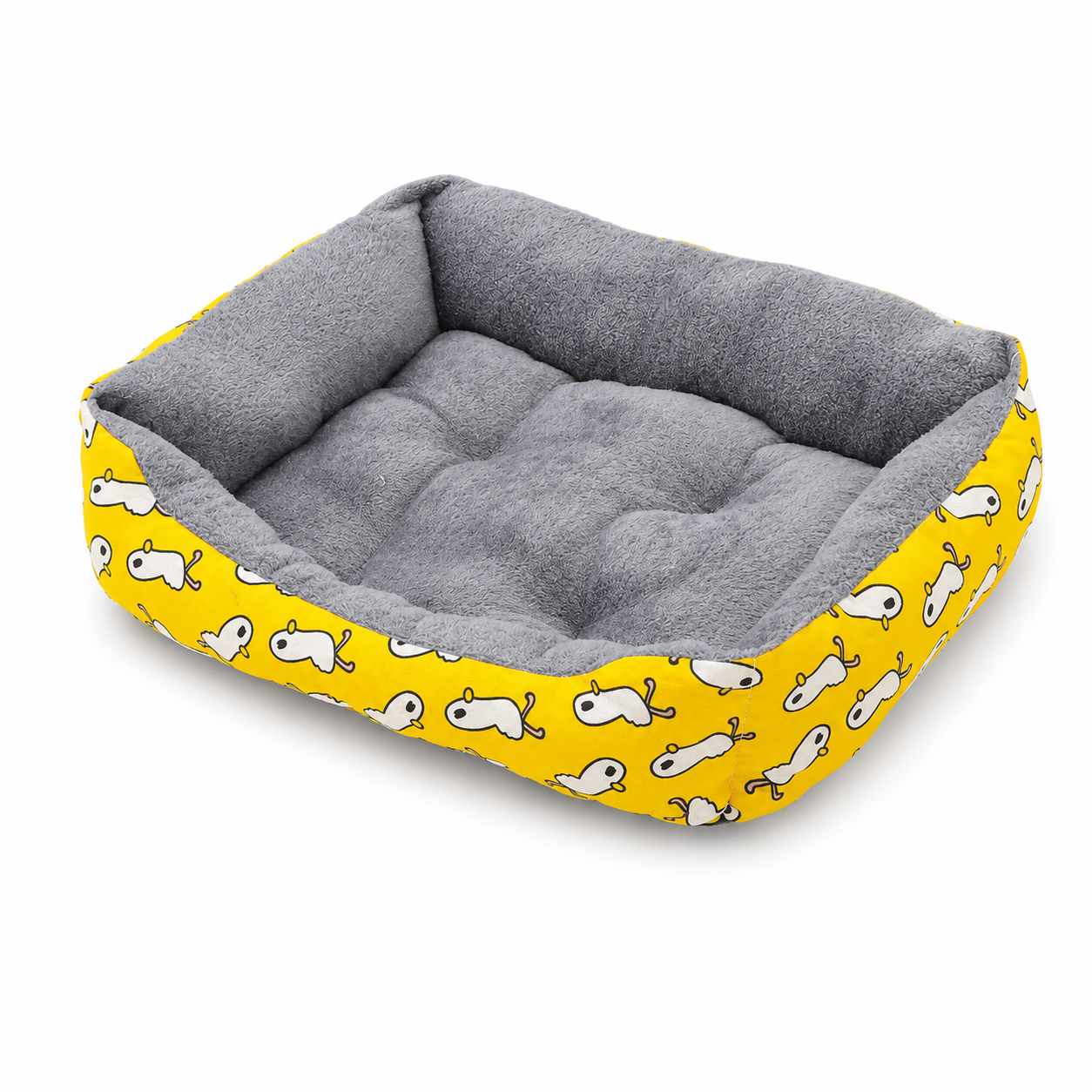 Flausi WinterBett orthopädisches Plüsch-Nest mit PP-Baumwolle für Hunde und Katzen