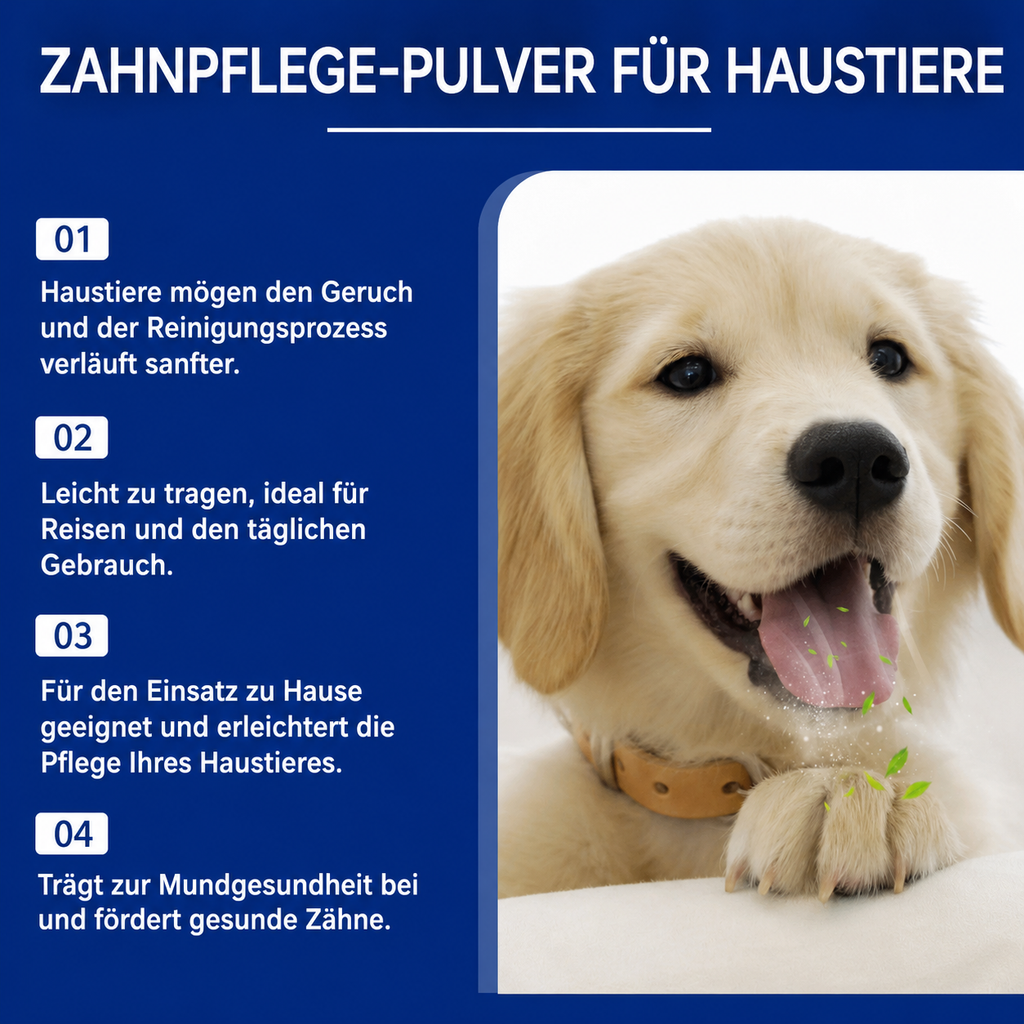 Flausi ZahnRein wirksames Zahnpflege-Pulver gegen Zahnstein 80g