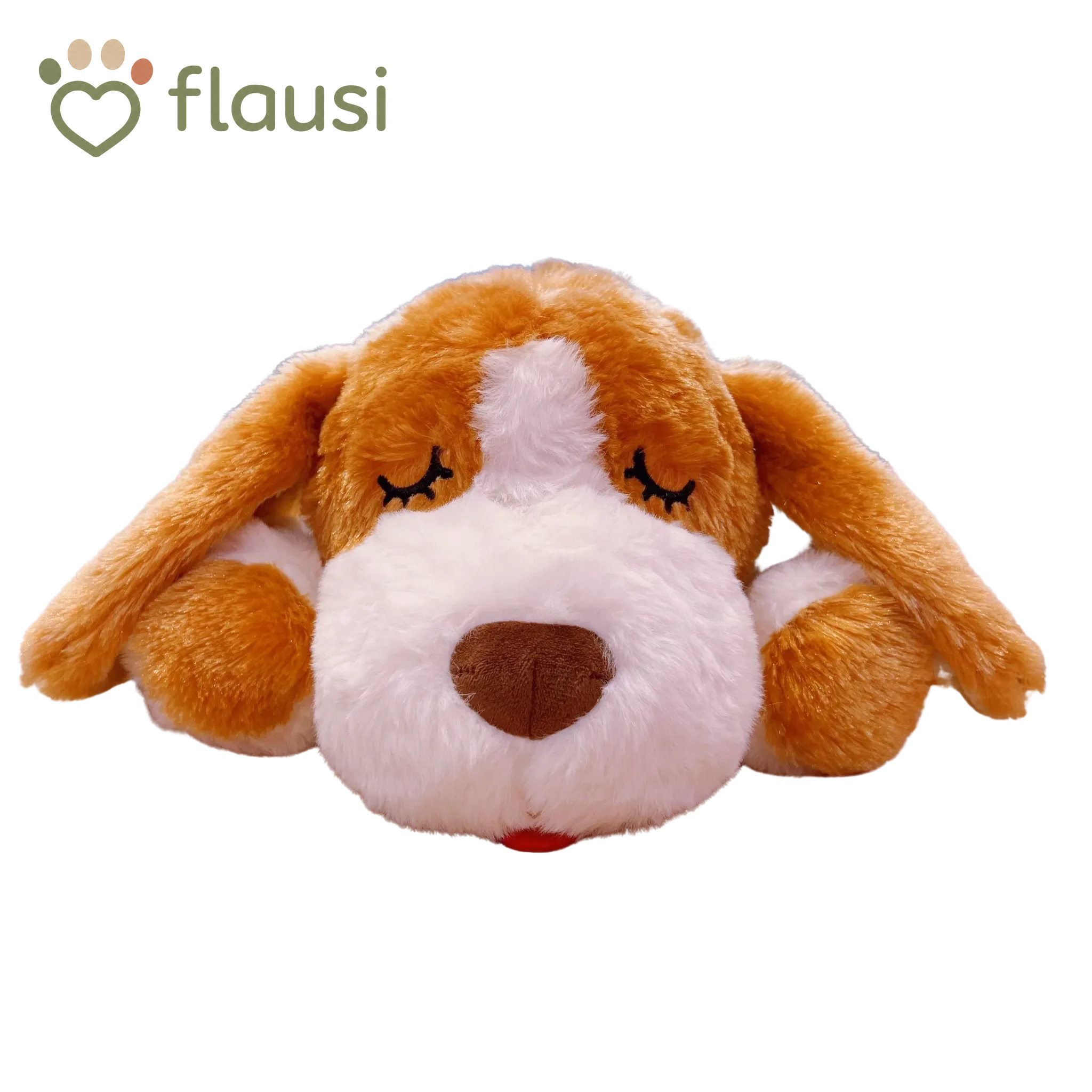 Flausi HerzTrost™ Anti-Angst Kuschelhund für Welpen & Hunde