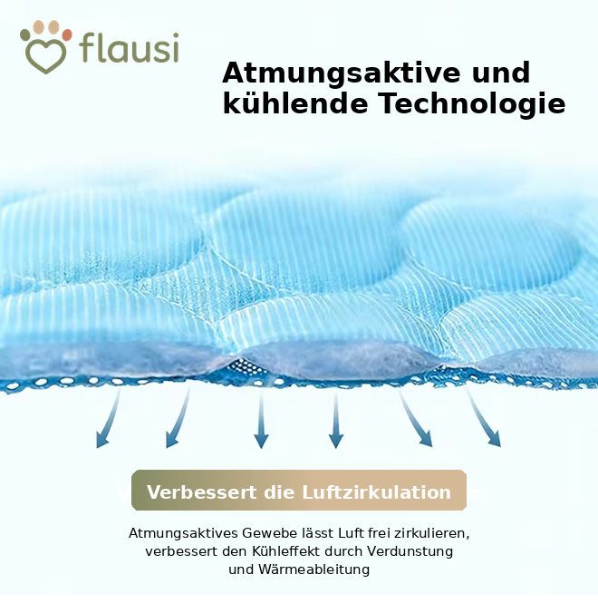 Flausi CoolSpot - selbstkühlende Liegefläche für Hunde&Katzen