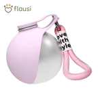 Flausi Napf2Go Trinkflasche – 2in1 Hunde-Trinkflasche mit Silikonnapf