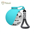 Flausi Napf2Go Trinkflasche – 2in1 Hunde-Trinkflasche mit Silikonnapf
